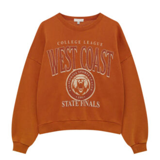 College crew neck sweatshirt